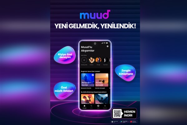 Muud yenilenen yüzü ile müzik keyfini katlıyor 