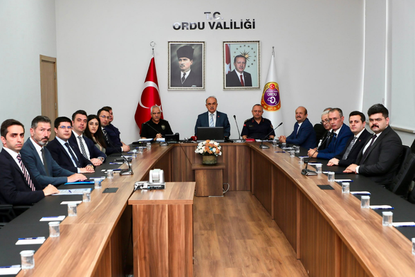Ordu'da Haziran ayı güvenlik çalışmaları değerlendirildi