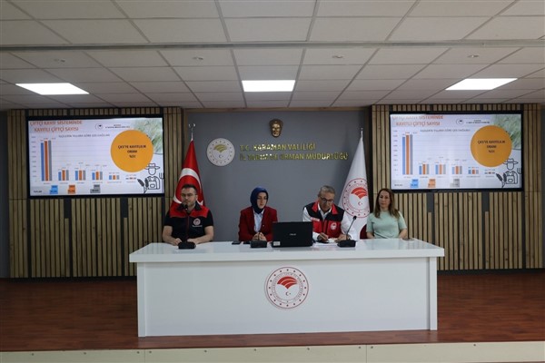 Karaman'da zirai don zararına yönelik değerlendirme toplantısı yapıldı
