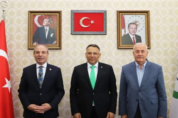 Iğdır Üniversitesi Rektörü Prof. Dr. Gürel’e hayırlı olsun ziyareti<