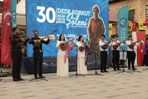 Bayburt'ta Dede Korkut Şölenleri'nin 30. yılı kutlandı