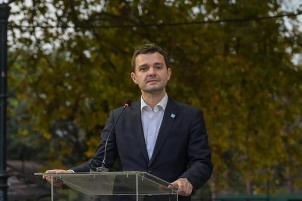 Kuzey Makedonya Dışişleri Bakanı Mucunski, , İtalyan büyükelçisi Palminteri ile görüştü
