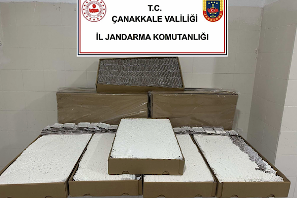 Çanakkale Çan’da kaçakçılık operasyonu