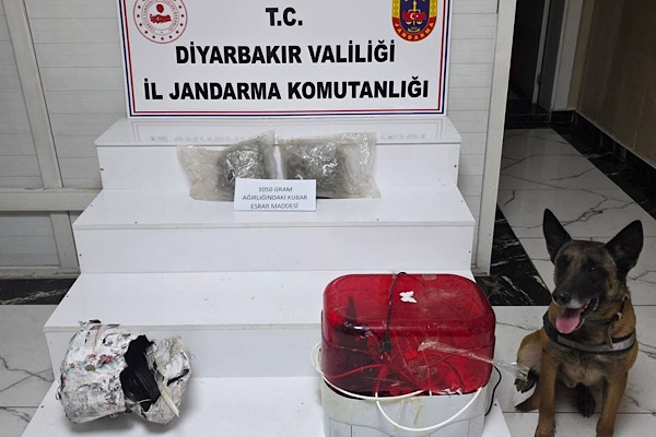 Diyarbakır’da su arıtma cihazına gizlenmiş uyuşturucu ele geçirildi