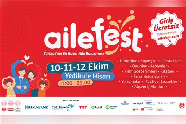 Türkiye’nin en kapsamlı “Aile Festivali” başlıyor<