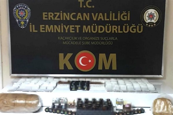 Erzincan'da kaçak tütün operasyonu