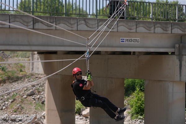 Düzce İtfaiyesi'nden tatbikat