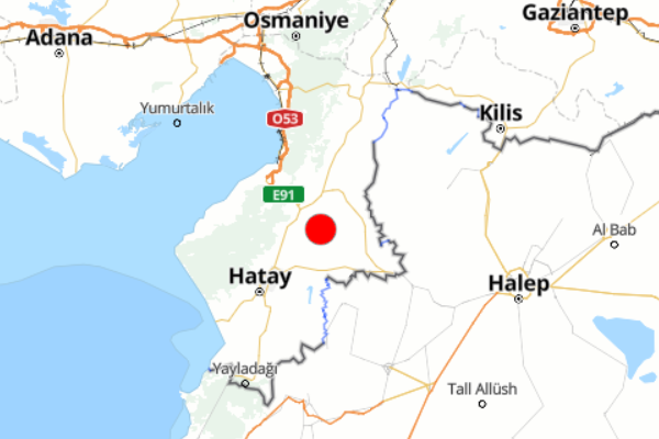 Hatay'da deprem<