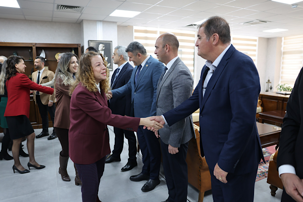 Marmaris'te personel bayramlaşması<