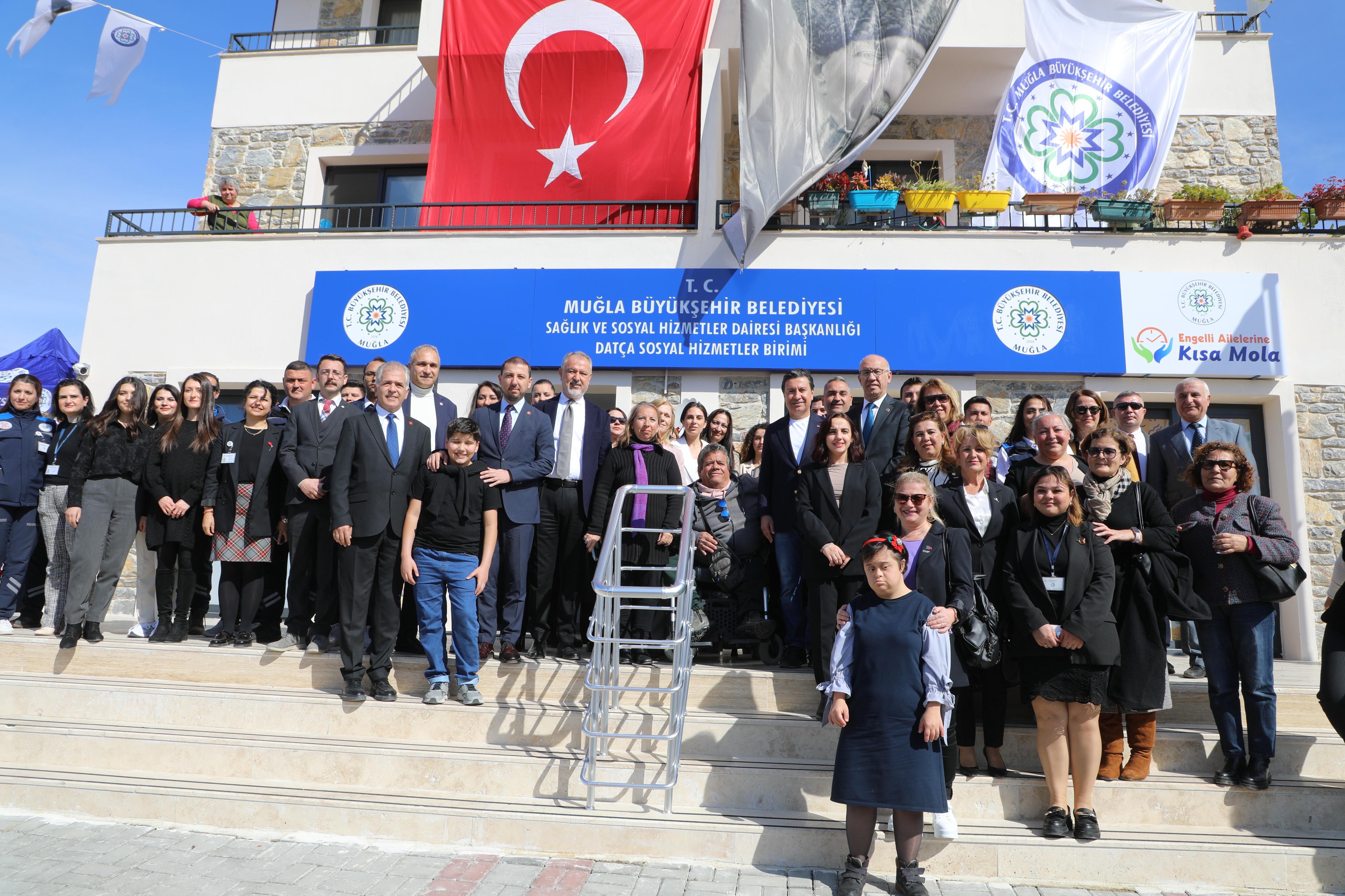 Muğla Büyükşehir Belediyesi, 6. Kısa Mola Merkezi’ni Datça’da açtı