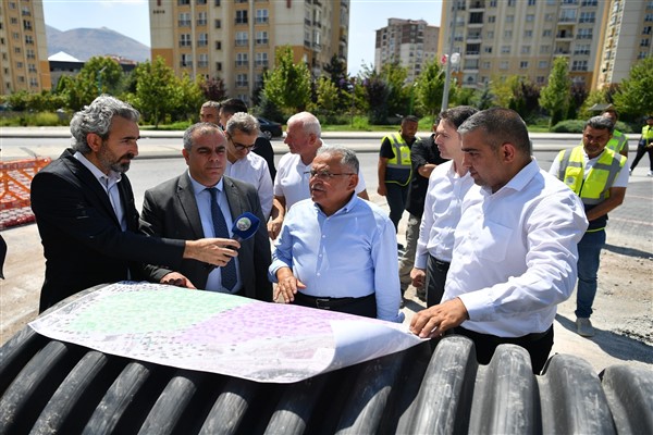 Başkan Büyükkılıç: Talas Mevlana Yağmur Suyu Rehabilitasyon Çalışmalarında sona gelindi