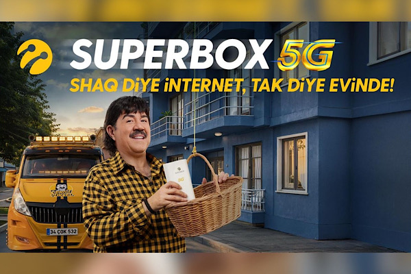 Shaq diye internet, tak diye evinizde: Turkcell Superbox 5G<