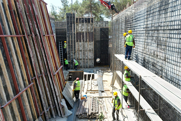 Osmangazi'de 10 bin metreküplük yeni su deposu inşa ediliyor