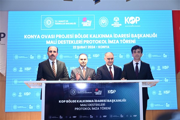Konya’da 128 milyon liralık 22 tarımsal projenin imzaları atıldı
