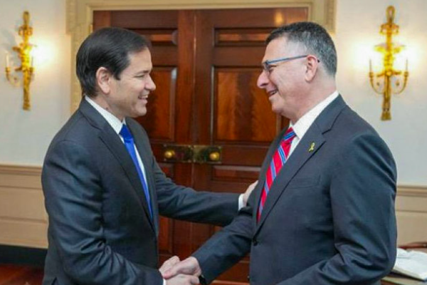 İsrail Dışişleri Bakanı Saar, ABD’li mevkidaşı ile bir araya geldi <