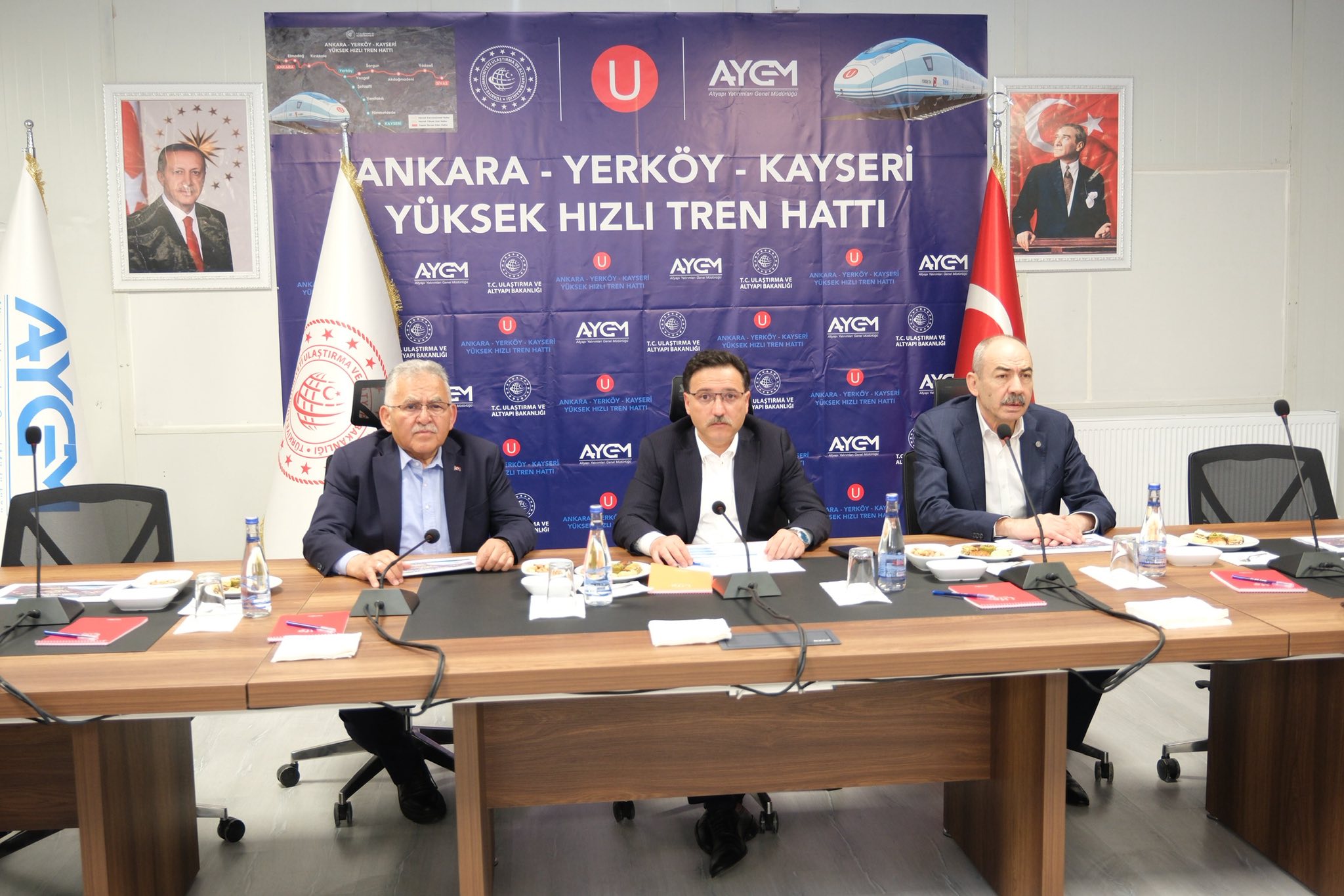Başkan Büyükkılıç'tan yüksek hızlı tren şantiyesinde inceleme