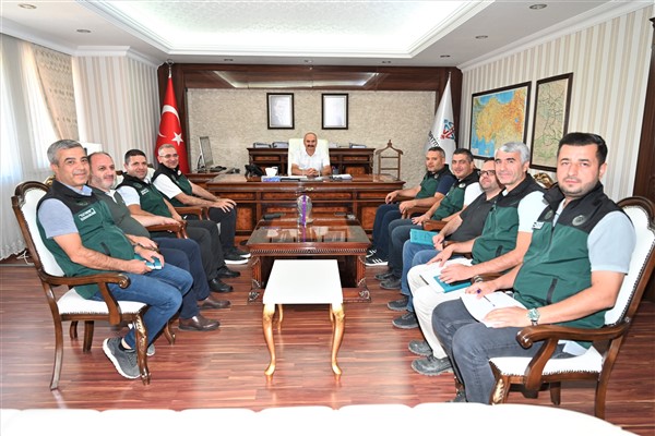 DSİ heyeti, Vali Canalp'i ziyaret etti<