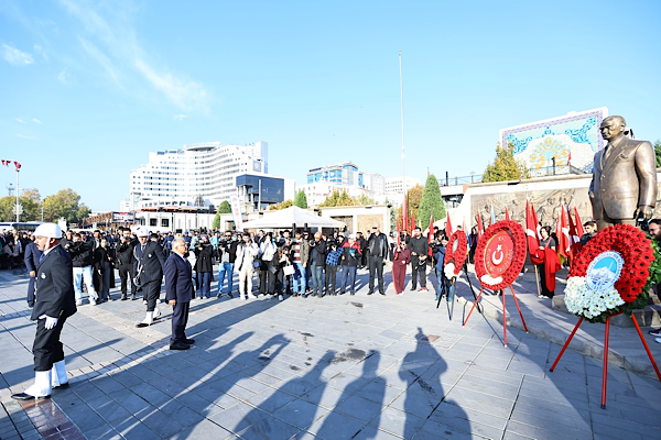 Kayseri’de 10 Kasım Atatürk’ü Anma Töreni düzenlendi