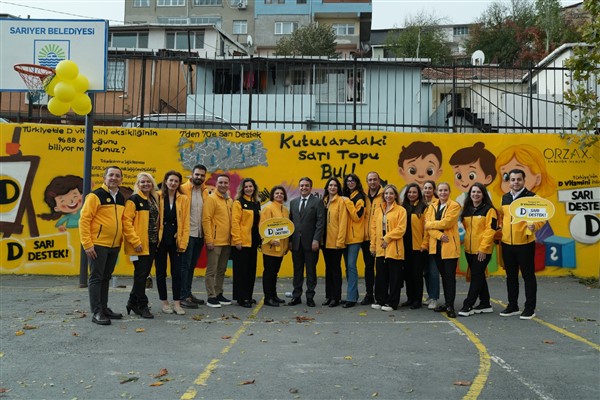 Orzax’tan “Sarı Destek” ile eğitime renkli bir dokunuş<