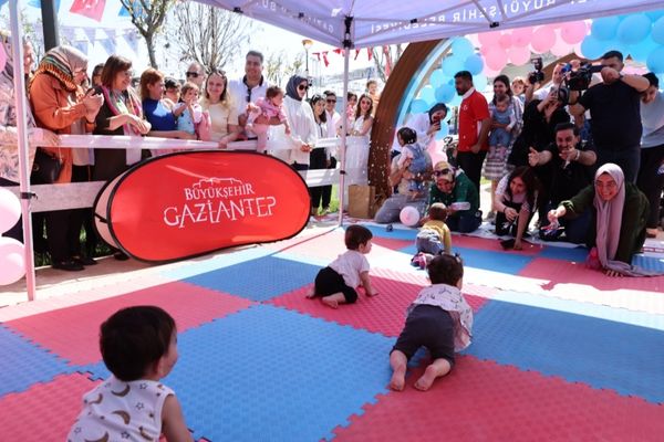 Gaziantep’te Anne Bebek Festivali düzenlendi<