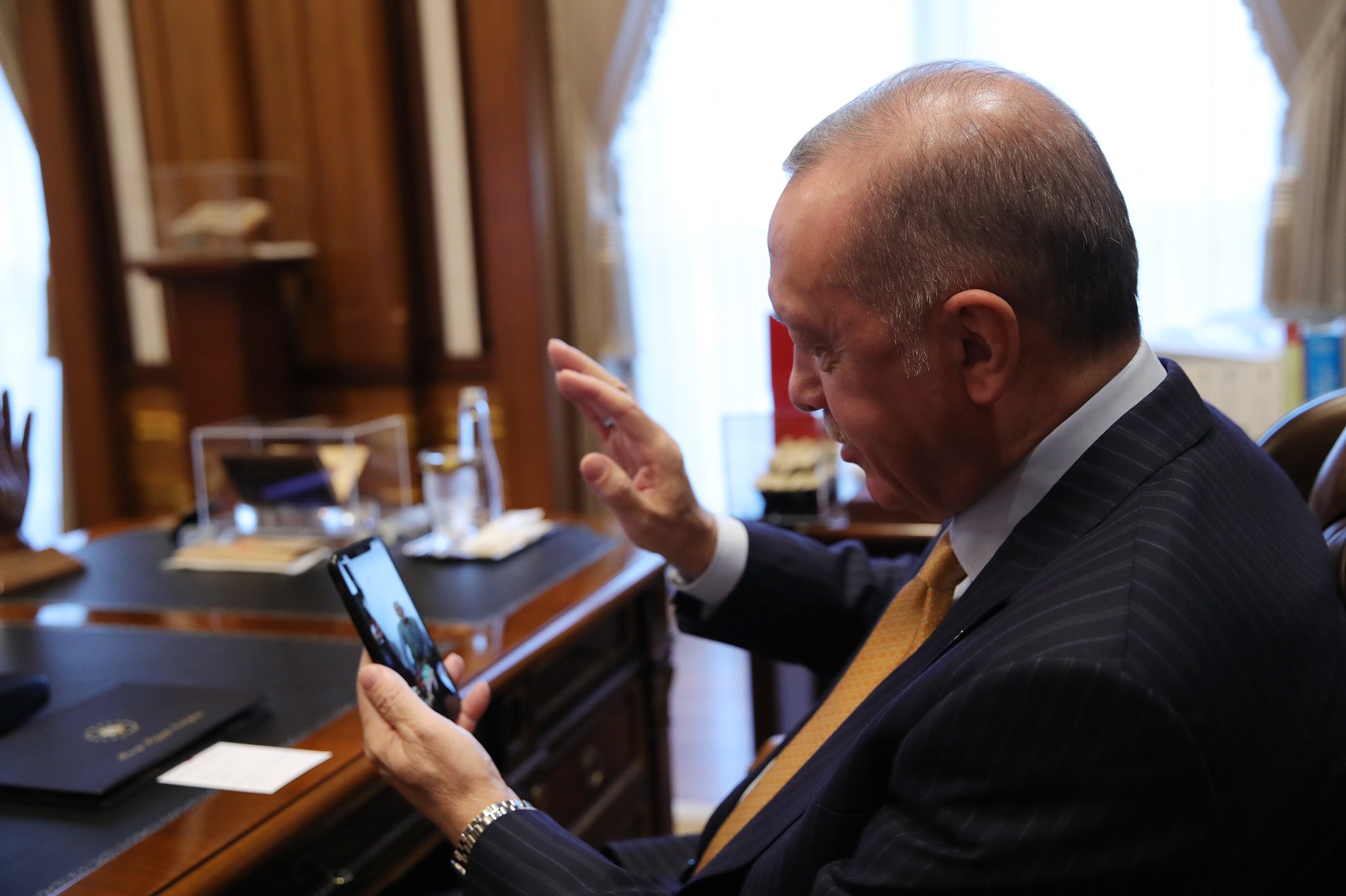Cumhurbaşkanı Erdoğan, Katar Emiri Şeyh Al Sani ile telefonla görüştü<