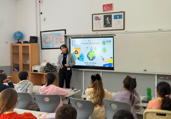 Bodrum'da çocuklara sıfır atık eğitimi 