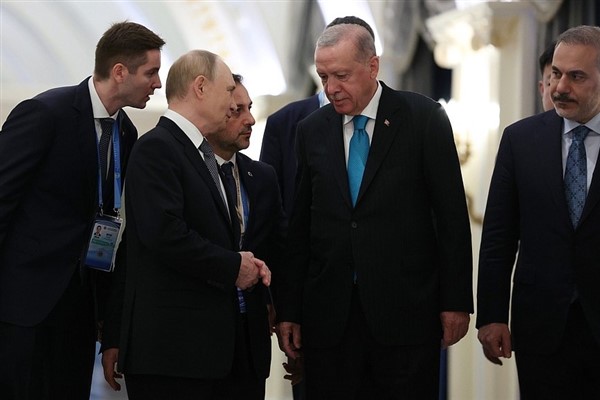 ŞİÖ zirvesi kapsamında Vladimir Putin, Türkiye Cumhurbaşkanı Erdoğan ile bir araya geldi<