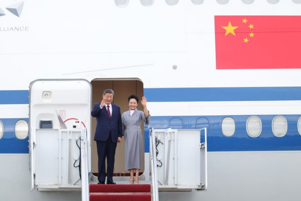 Cumhurbaşkanı Xi, Washington’a ulaştı<