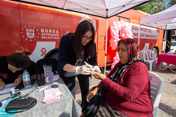 Bursa’da kadınlara ücretsiz sağlık taraması hizmeti <