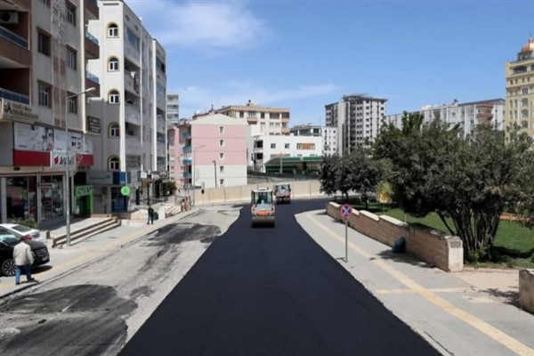 Mardin Büyükşehir'den asfalt çalışması<
