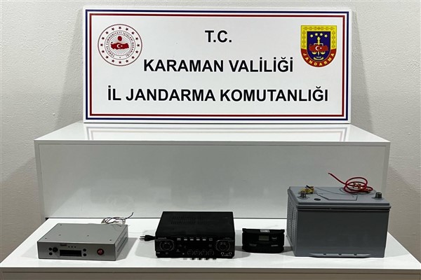 Karaman'da hırsızlık yapan şahıslar yakalandı