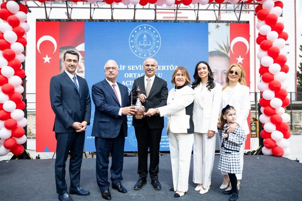 Elif Sevinç Mertöz Ortaokulu'nun açılış töreni gerçekleştirildi