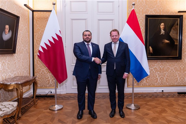 Al Khulaifi, Hollanda Dışişleri Bakanı Weel ile görüştü