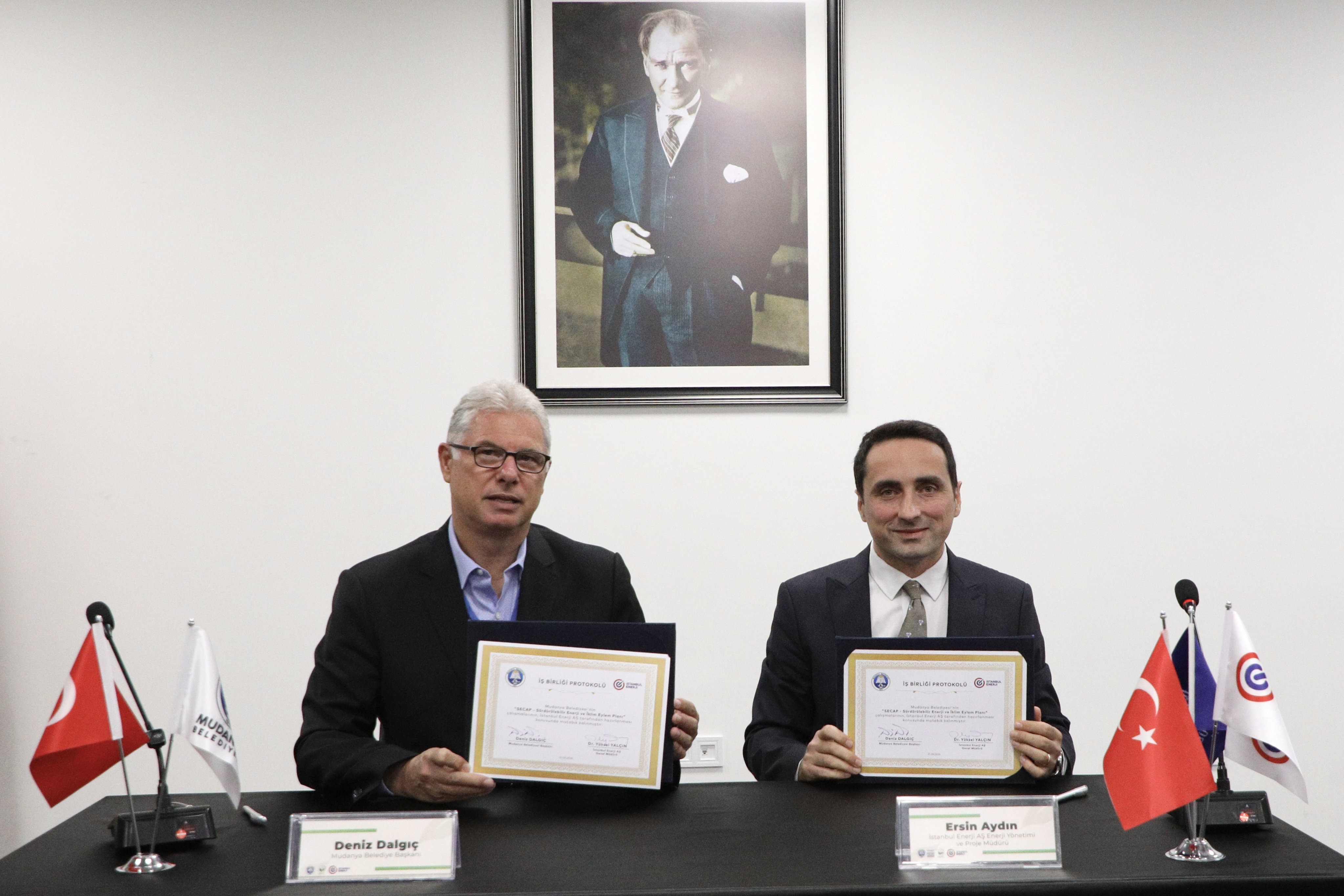 Mudanya Belediyesi ile İstanbul Enerji arasında SECAP iş birliği protokolü imzalandı