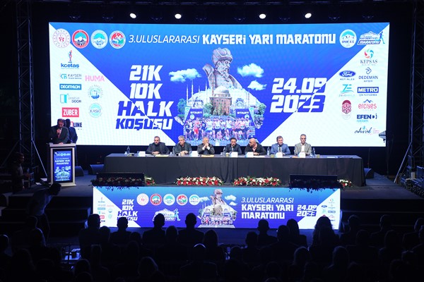 Kayseri’de gerçekleşecek 3’üncü Uluslararası Yarı Maratonu’nun tanıtımı yapıldı