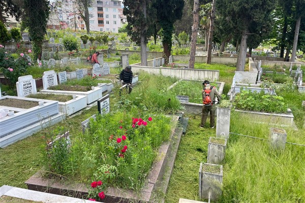 Ordu Büyükşehir'den bayram öncesi temizlik ve bakım çalışmaları