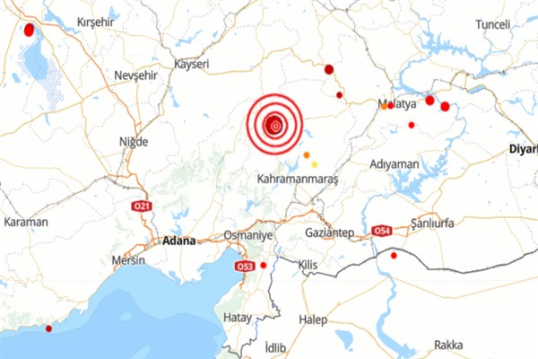 Kahramanmaraş'ta deprem