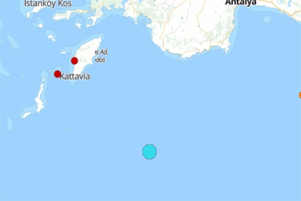 Akdeniz'de deprem