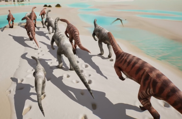 İtalya'da bir dağda binlerce dinozor ayak izi bulundu<