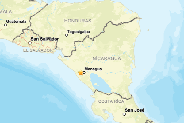 Nikaragua’da deprem<