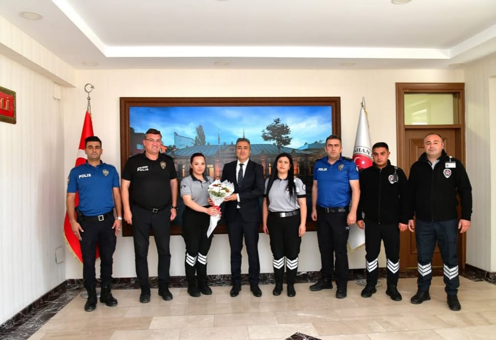 Vali Çiçek'ten özel güvenlik görevlilerine ziyaret