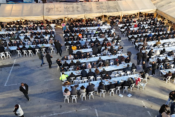  Mihalıççık’ta son iftar yapıldı<