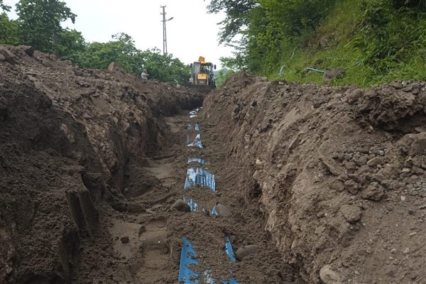 Ordu Büyükşehir'in içme suyu yatırımları devam ediyor