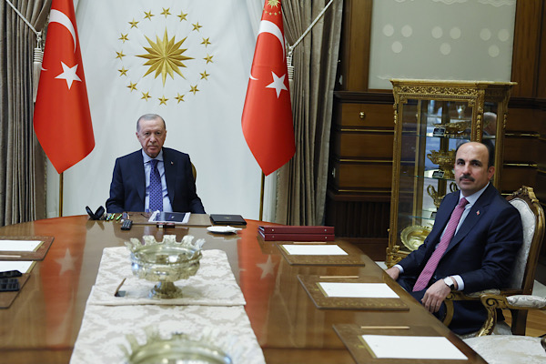 Cumhurbaşkanı Erdoğan, Başkan Altay’ı kabul etti