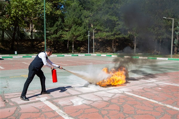 BURFAŞ tesislerinde yangın tatbikatı yapıldı <