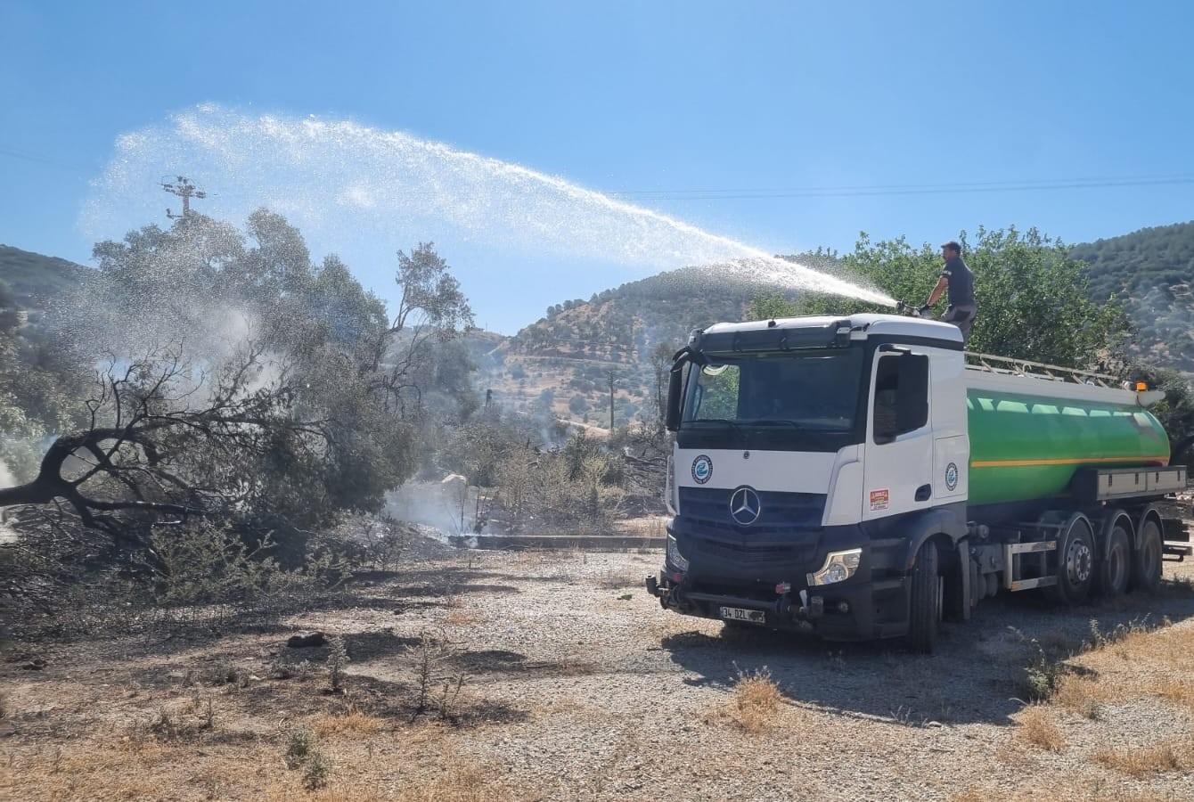 İzmir yangınına Eskişehir'den destek ekip<