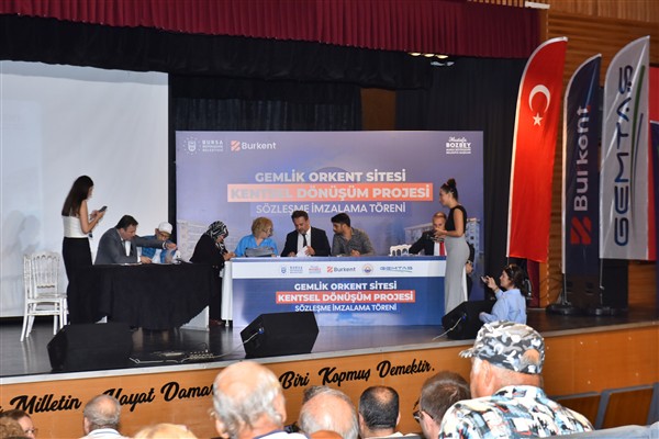 Orkent Sitesi Kentsel Dönüşüm Projesi’nde imzalar atıldı<