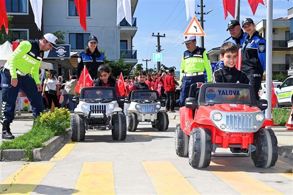 Yalova'da çocuklara yönelik trafik eğitimi