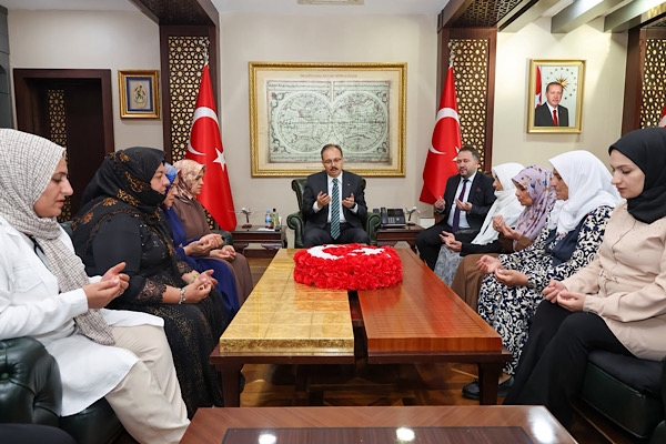Siirt Valisi Kızılkaya, şehit yakınlarını kabul etti