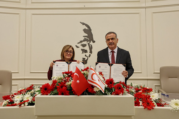  Gaziantep ile Gazimağusa arasında kardeş şehir protokolü imzalandı<